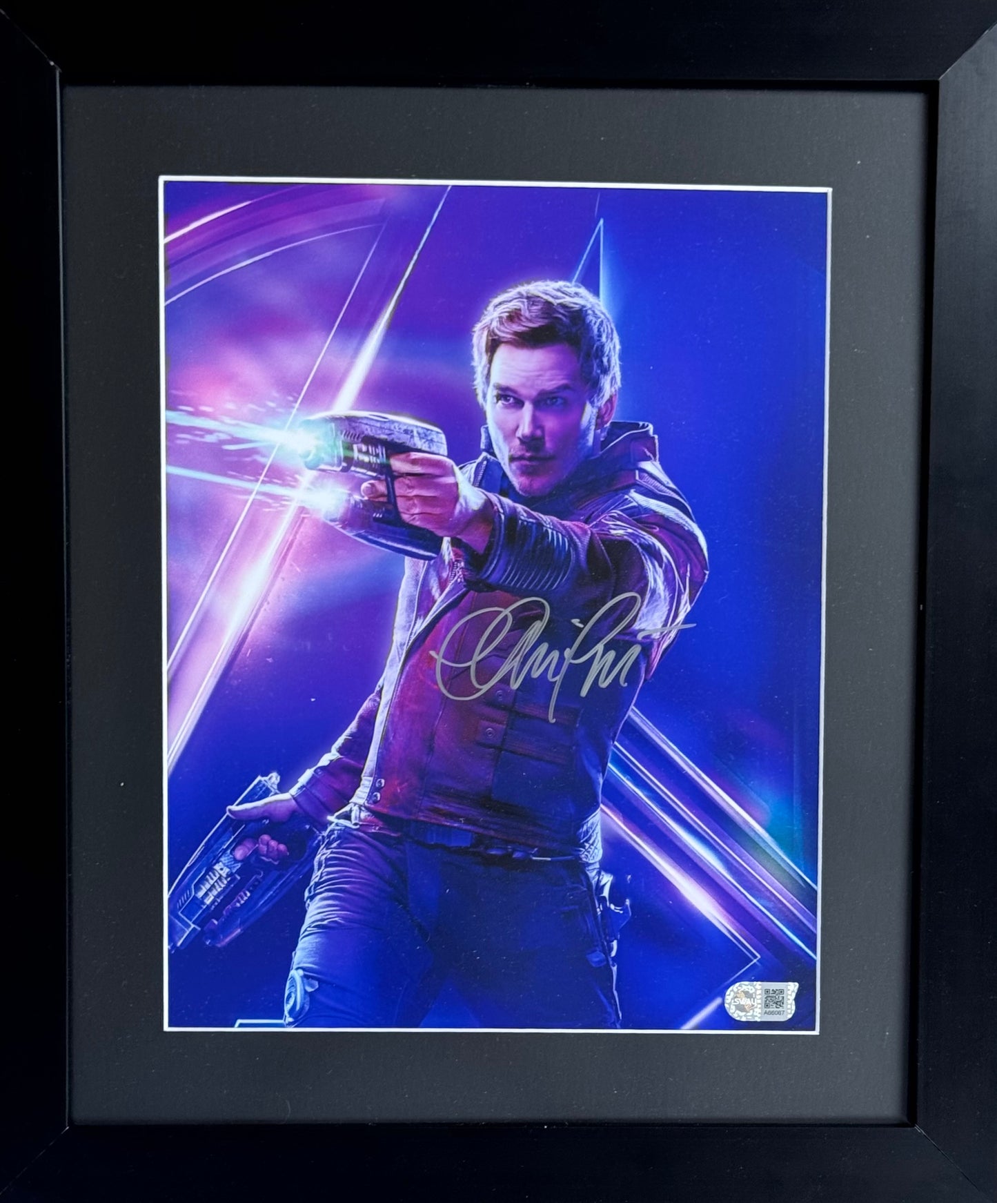 Chris Pratt Signed 8x10 Framed Photo - SWAU Authenticated